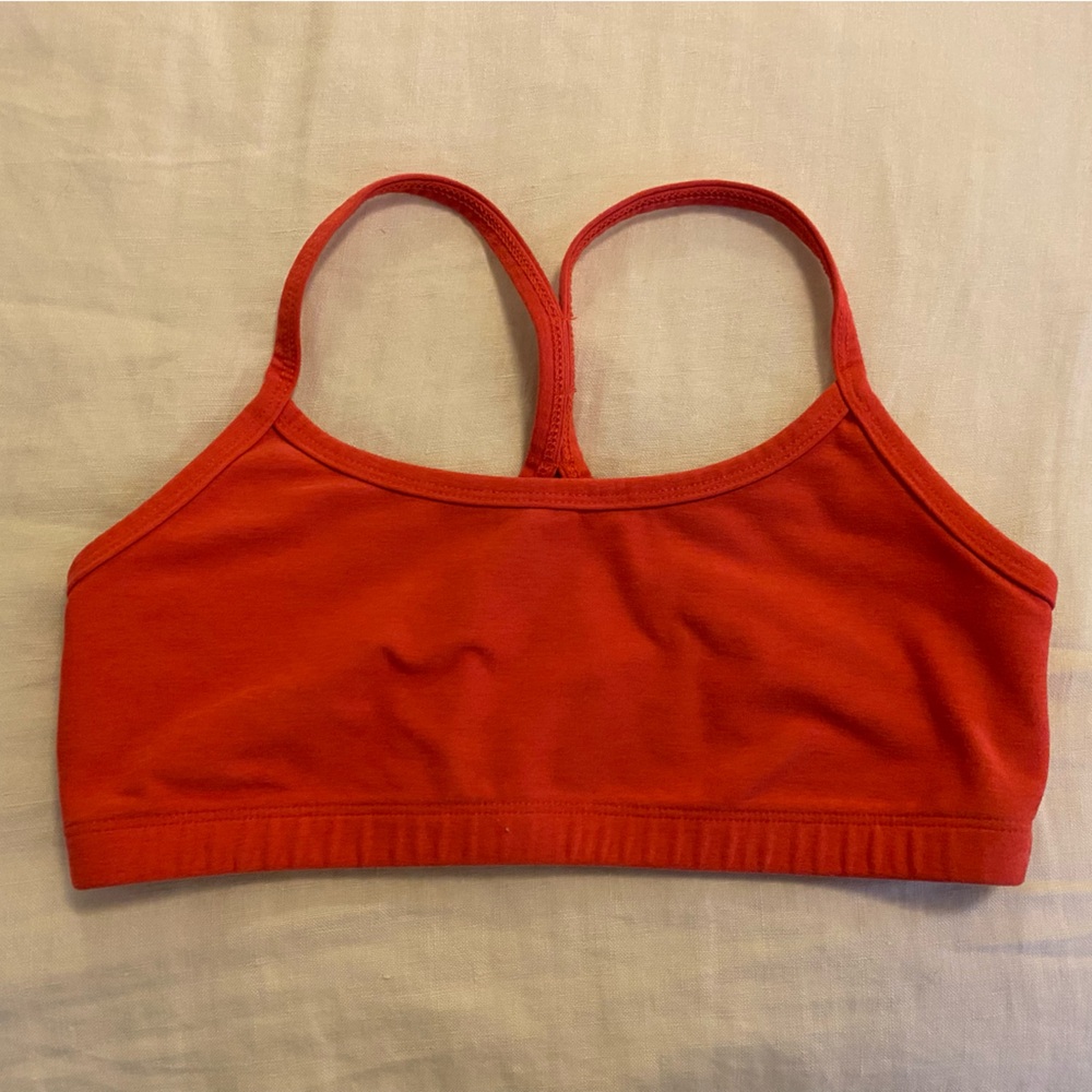 Beyond Yoga Spacedye Slim Racerback Bra S (reddish coral)
